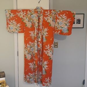 Womans Kimono Style Robe with Belt